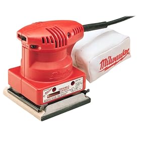 Milwaukee 6017-6 1.8 Amp 1/4 Sheet Orbital Palm Sander with Dust Bag