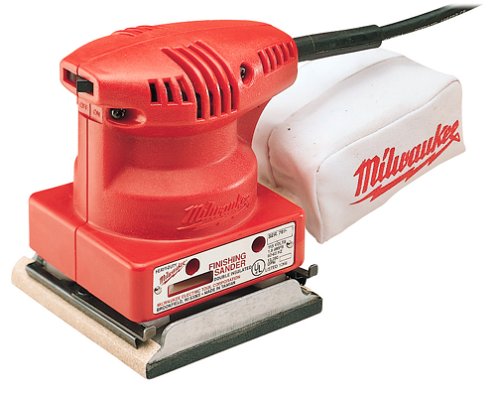 Tools: Milwaukee 6017 6 1.8 Amp 1/4 Sheet Orbital Palm Sander with Dust Bag