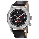 Discount Price Burberry Men’s BU7631 Dual-Time Stainless Steel Black Dial Watch