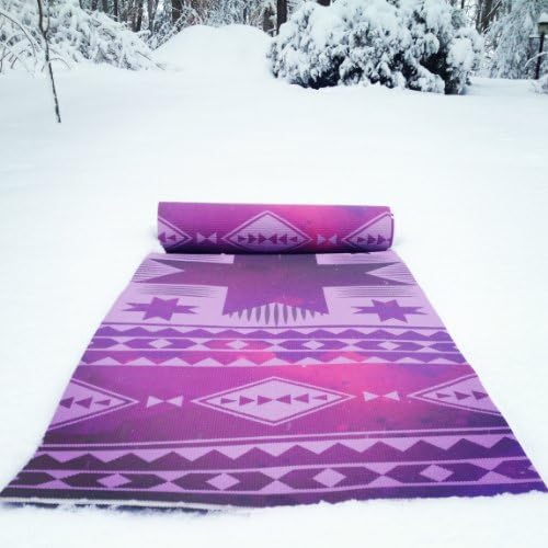 Jolly Jiva Printed Yoga Mat (Magenta)