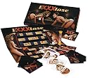 Orion 772410 Exxxtase Partnerspiel, mit Spielbrett, 4 Karten-Sets, 2 Spiel-Figuren, Sanduhr, 1 Würfel