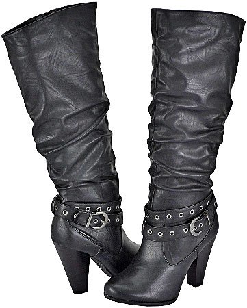 Bamboo Fenton-06 Black Women Fashion Boots