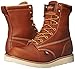 Thorogood American Heritage 8” Soft Toe Work Boots for Men Made from Premium Leather with Slip-Resistant Wedge Outsole and Shock-Absorbing Insole; EH Rated
