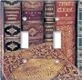 Books Switch Plate - Double Toggle