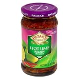 Patak  Lime Pickle Hot , 10-Ounce Bottle (Pack of 4)
