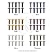 Motorcycle Wellnut Bolt Kit - Windscreen - Black - Honda CBR 600rr 1000rr, Suzuki GSXR 600 750 1000, Yamaha R1 R6 R6s, Kawasaki ZX6R ZX9R ZX10R ZX12R