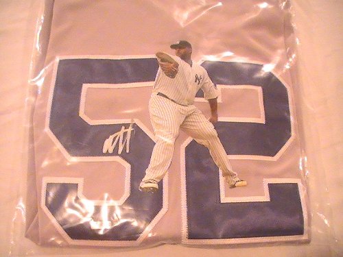 CC SABATHIA SIGNED AUTOGRAPHED JERSEY NEW YORK YANKEES COA + HOLOGRAM