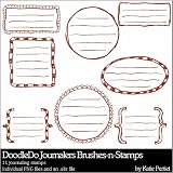 Photoshop Brushes - DoodleDo Journalers Brushes and Stamps