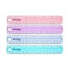 Westcott Plastic Ruler Measuring Inches and Metric, 6", Assorted Colors