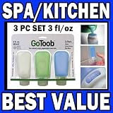 Humangear GoToob 3 Ounce (3 pack) Travel Bottle