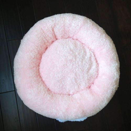 Dog Donut Pet Bed - Extremely Comfortable & Super Soft Deluxe Bagel Donut Dog Bed (XL)