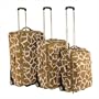 CalPak Equator 3 Piece Exp. Luggage Set (Olive/White)