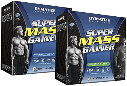 Dymatize Nutrition Mass Gainer Chocolate Mint 12 lbs/Gourmet Vanilla 12 lbs