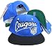 BYU Cougars Blue/Black Two Tone Adjustable Plastic Snap Snapback Hat / Cap