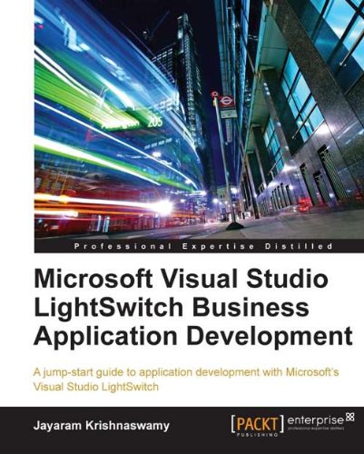 Microsoft Visual Studio LightSwitch Business Application Development