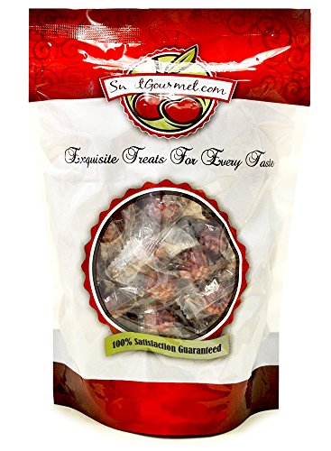 Sweetgourmet Primrose Wrapped Filled Red Raspberries Candy, 1 lb