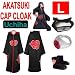 Costume cosplay Naruto Uchiha Itachi - Akatsuki Cape (L) + Uchiha Itachi Akatsuki Anneau + Uchiha It