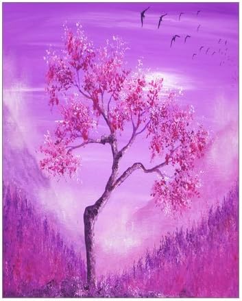 shion Dayan Painting Canvas Print 8" x 10" Modern Canvas Art Wall Decor Landscape Oil Painting Wall Art Wall Decor Home Decorations.