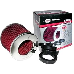 Eufab 17431 Sport-Luftfilter McKita, gro�, universell, rot, mit 6 Adaptern