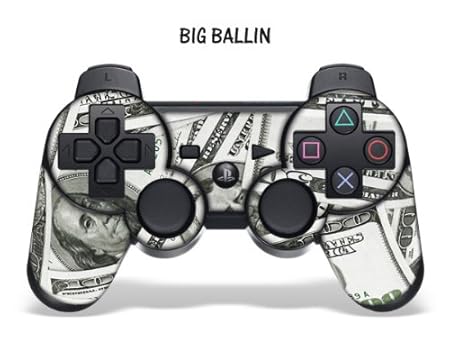 Protective Skin for Playstation 3 Remote Controller - Big Ballin