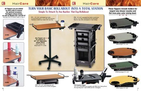 Kayline FT1 Laminated Topper with Appliance Holders Lipstick Red [Misc.] by Kayline