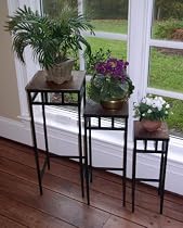 Slate-Top Nesting Plant Stands