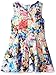 Pippa & Julie Girls' Big Knit Floral Dress