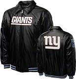 New York Giants Faux Leather Varsity Jacket