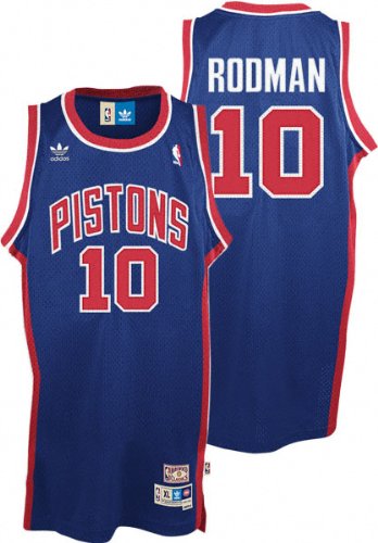 NBA Detroit Pistons Dennis Rodman Swingman Jersey (Team, Medium)