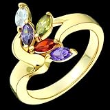 Aurelie- Elegant Gold Family Ring - Custom Made to your specifications!