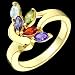Aurelie- Elegant Gold Family Ring - Custom Made to your specifications!