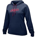Majestic Cleveland Indians Ash Classic Full Zip Hoody Sweatshirt