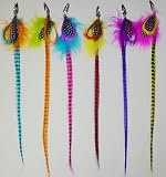Set of Six 15'L Hair Extensions in Different Colors