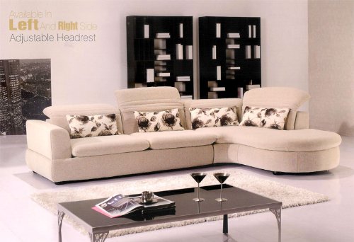 2pc Sectional Modern Fabric Sofa Set #AM-L713