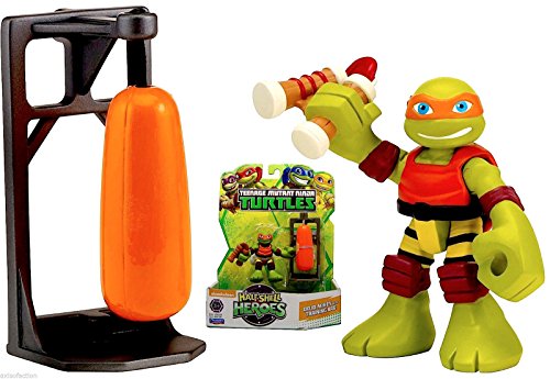 Dojo Mikey with Training Bag Half Shell Heroes 2.5 Inch Figures