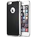 ULAK iPhone 6 Plus Case, Aluminum Coating iPhone 6s Plus Case Hybrid Hard Case Cover with PC Bumper for Apple iPhone 6s Plus / 6 Plus 5.5 Inch (Black)