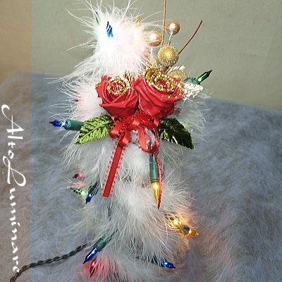 クリスマス★プリザーブドフラワーアレンジメント　シャインライツ（S_tipe)