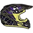 MSR Racing Velocity Fracture Men's Dirt Bike Motorcycle Helmet - Black/Purple