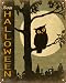Retro Halloween Owl Sign