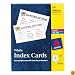 Avery Laser & Ink Jet White 3 x 5 Inch Index Cards 150 Count (5388)
