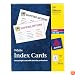 Avery Laser & Ink Jet White 3 x 5 Inch Index Cards 150 Count (5388)