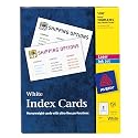 Avery Laser & Ink Jet White 3 x 5 Inch Index Cards 150 Count (5388)