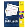 Avery Laser & Ink Jet White 3 x 5 Inch Index Cards 150 Count (5388)