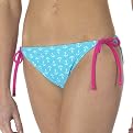 Xhilaration® Anchor Print Side-Tie Swim Bottoms - Blue