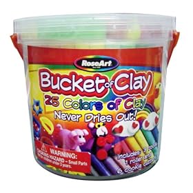 RoseArt Activity Bucket of Clay