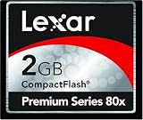 Lexar - Carte Mémoire CompactFlash Premium - 80x - 2 Go