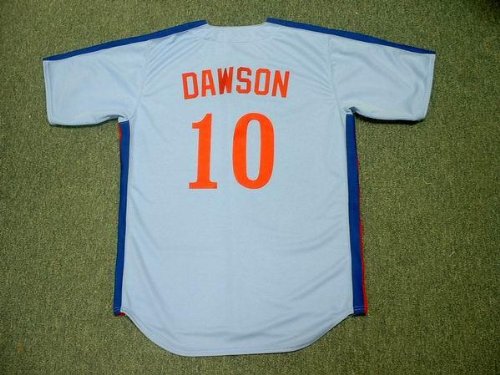 ANDRE DAWSON Montreal Expos 1981 Majestic Cooperstown Throwback Away Baseball Jersey