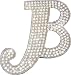 Men's B INITIAL Punk Rock Metal Belt Buckle