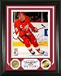 Nicklas Lidstrom Autographed Gold Coin Photo Mint