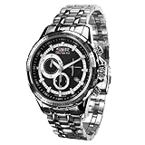 Swiss Code Red PRECISSIONMASTER Shiny Black Chronograph for Him Swiss Made
